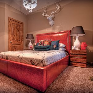 Blackmore Bedroom with bed and bedside table