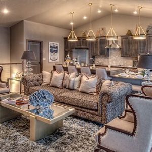 Blackmore II - living room, kitchen and dining area